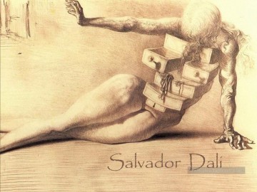Salvador Dali œuvres - La ciudad de los cajones 2 Salvador Dali